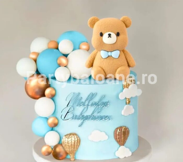 SET 31 DE TOPPERE 3D PENTRU TORT CU URS BLEU , BILE - TOP 146