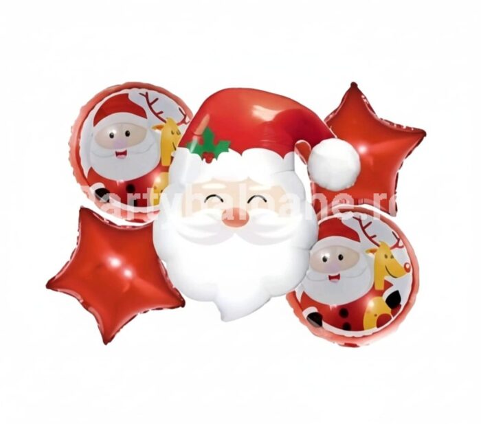 SET 5 BALOANE FOLIE MOS CRACIUN COD C21