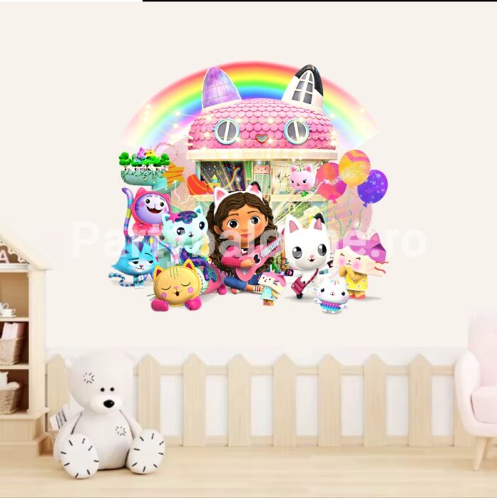STICKER DECORATIV - CASA DE PAPUSI A LUI GABI COD 490B