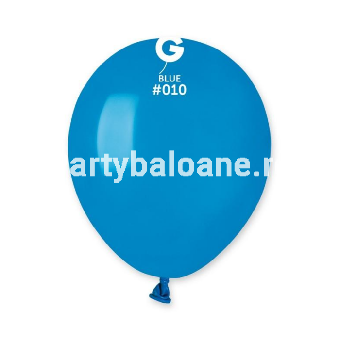 100 BALOANE ALBASTRU 13 CM COD 010