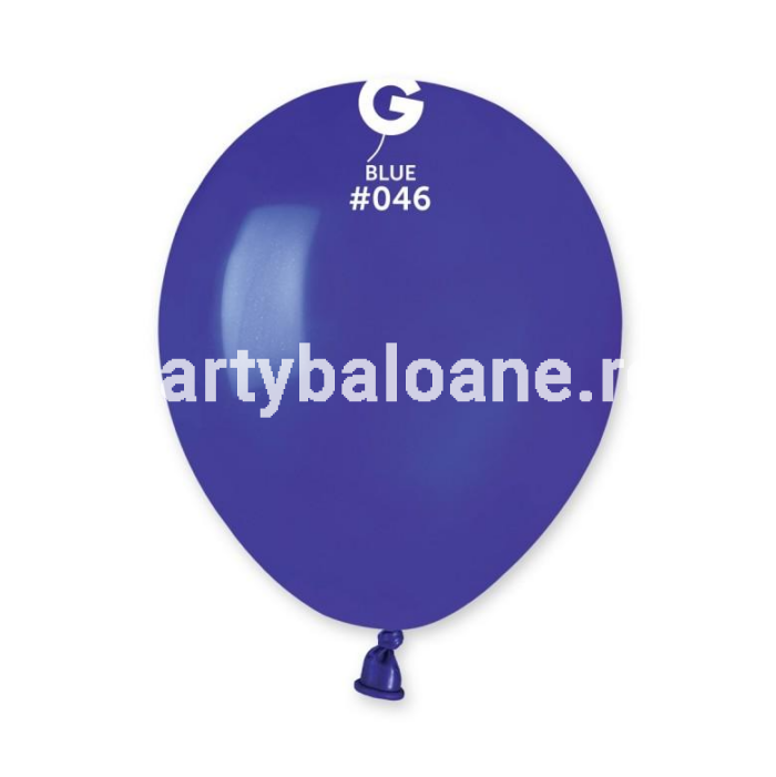 100 BALOANE ALBASTRU INCHIS 13 CM COD 046