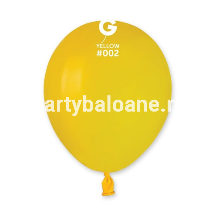 100 BALOANE GALBEN 13 CM COD 002