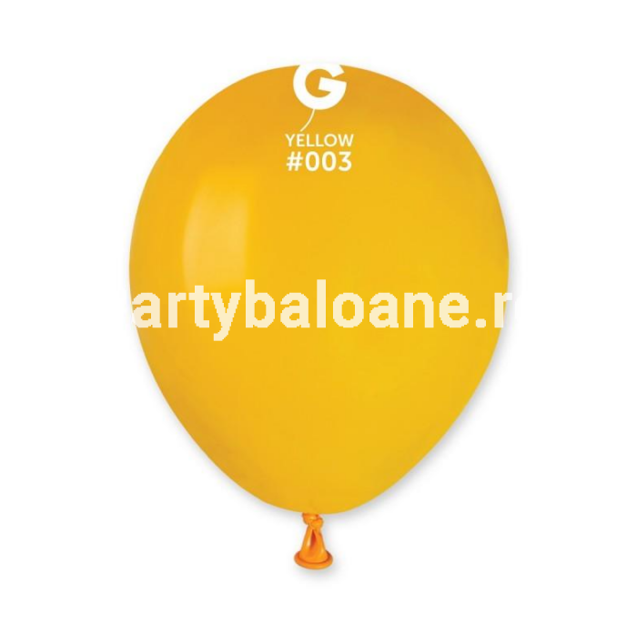 100 BALOANE GALBEN INCHIS 13 CM COD 003