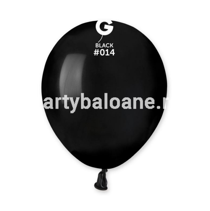 100 BALOANE NEGRU 13 CM COD 014