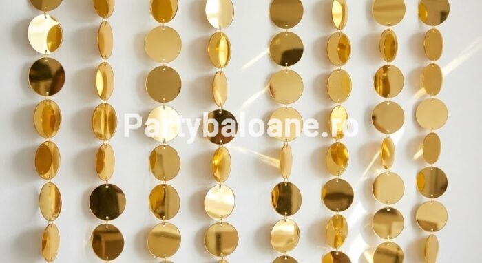 Banner cu Cerculete Auriu