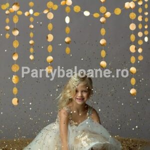 Banner cu Cerculete Auriu