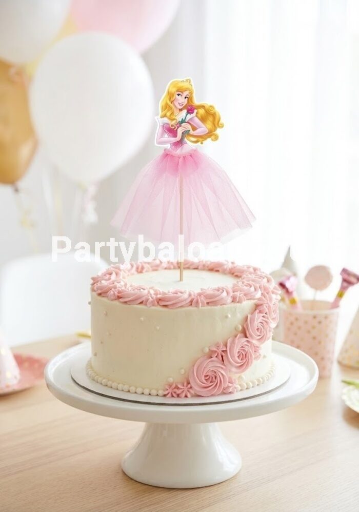 PRINTESA AURORA TOPPER TORT FIGURINA CU TULL