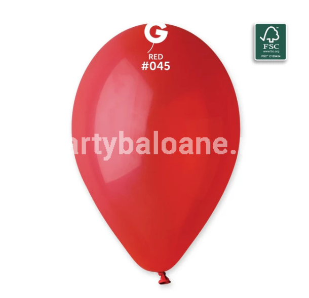 SET 100 BALOANE LATEX ROSU COD 045 - 26 CM