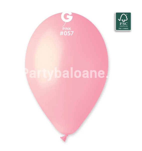 SET 100 BALOANE LATEX ROZ BUBBLEGUM COD 057