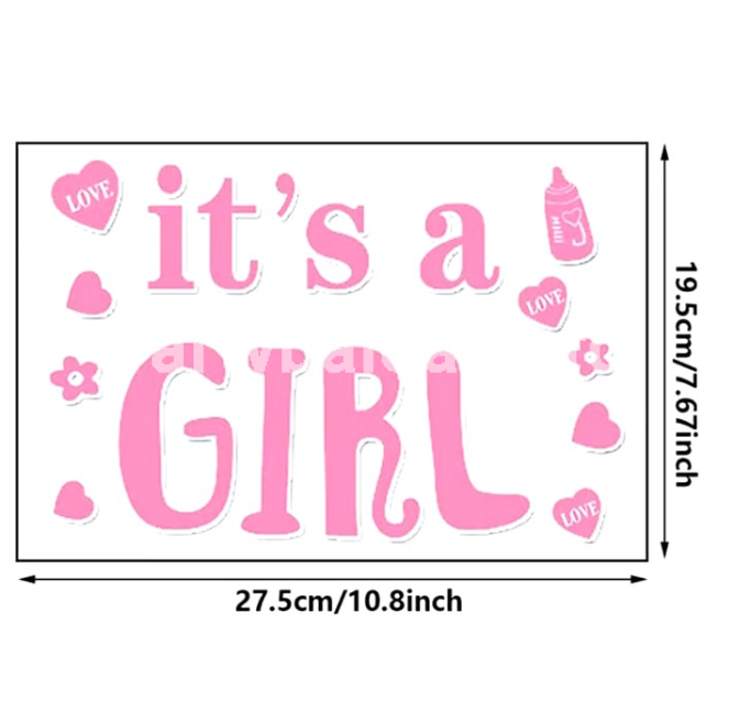 Sticker Tematica Gender Reveal