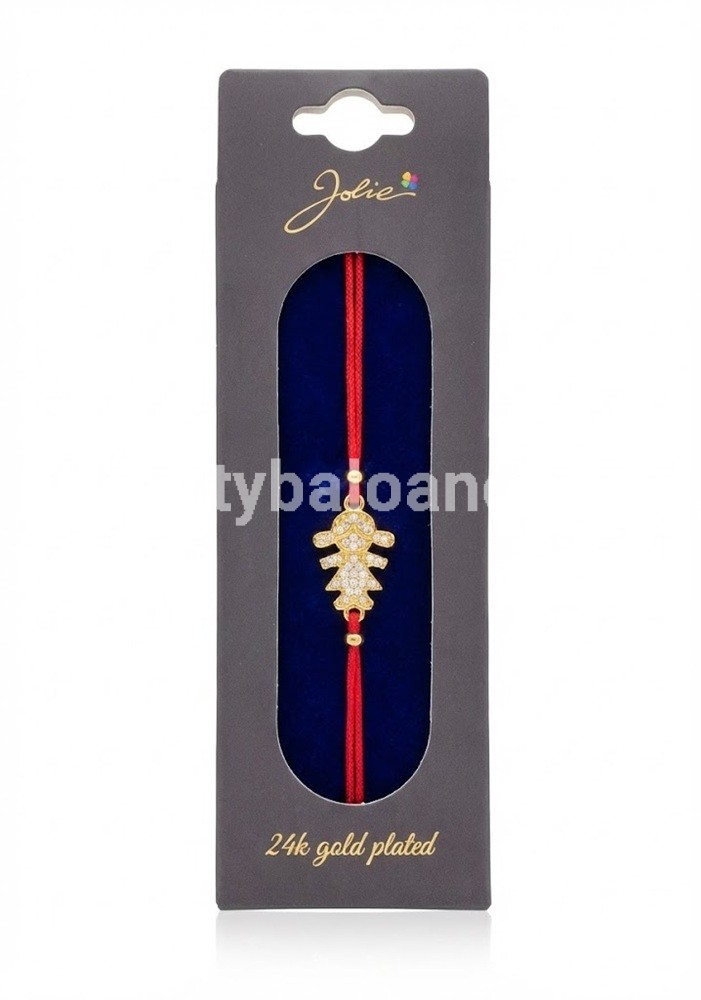 Bratara Martisor Fetita Placata cu Aur 24K si Strasuri – Cadou Premium