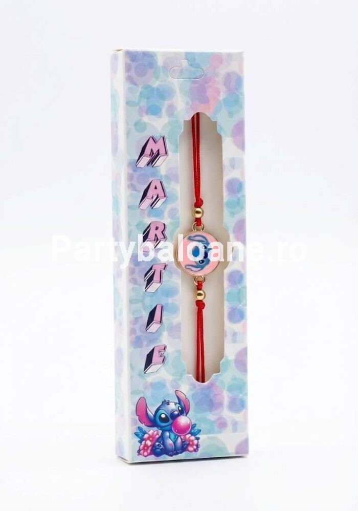 Brățară Mărțișor Stitch – Un Cadou de Poveste pentru Această Primăvară Model 2