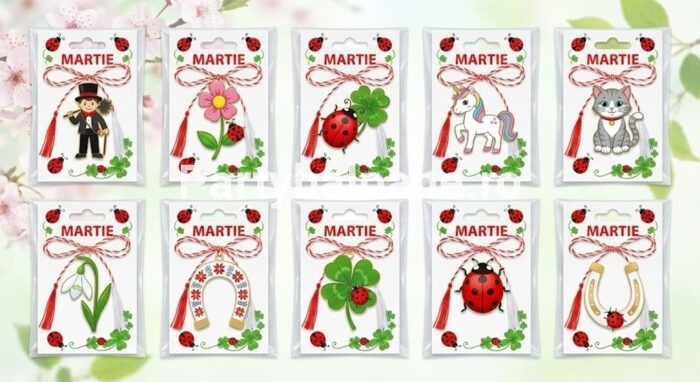 Broșe Mărțișor Clasice – Simboluri Tradiționale și Autentice de Primăvară